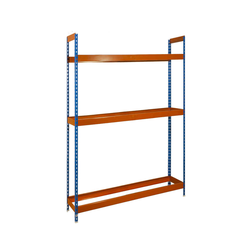 Rayonnage pour garage auto - 2000x1200x450 - 3 niveaux Bleu/Orange - SIMON RACK - 8435104986202