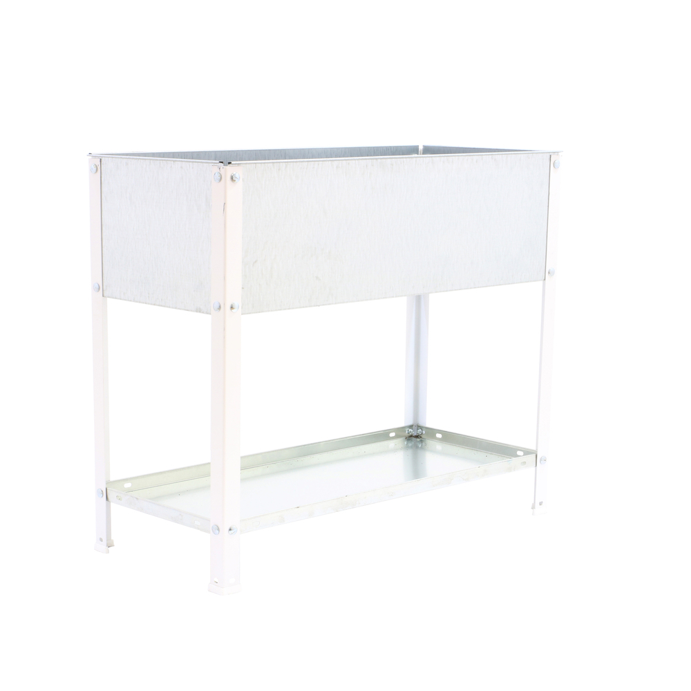 Jardinière extérieure - 850x1200x600 - 2 niveaux Blanc - SIMON RACK - 8435104986844