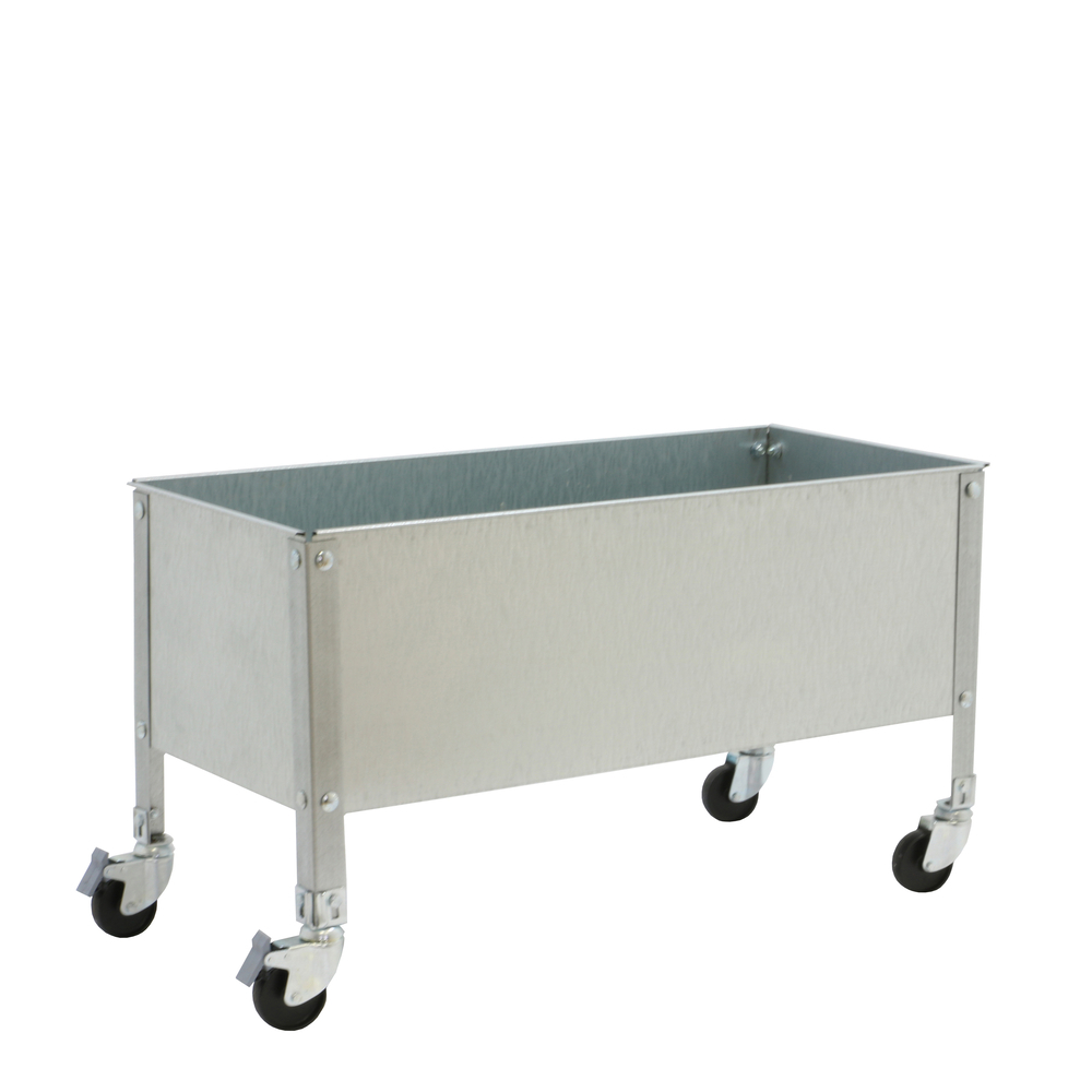 Jardinière mobile extérieure - 485x1200x1200 - 1 niveau Galvanisé - SIMON RACK - 8435104986899