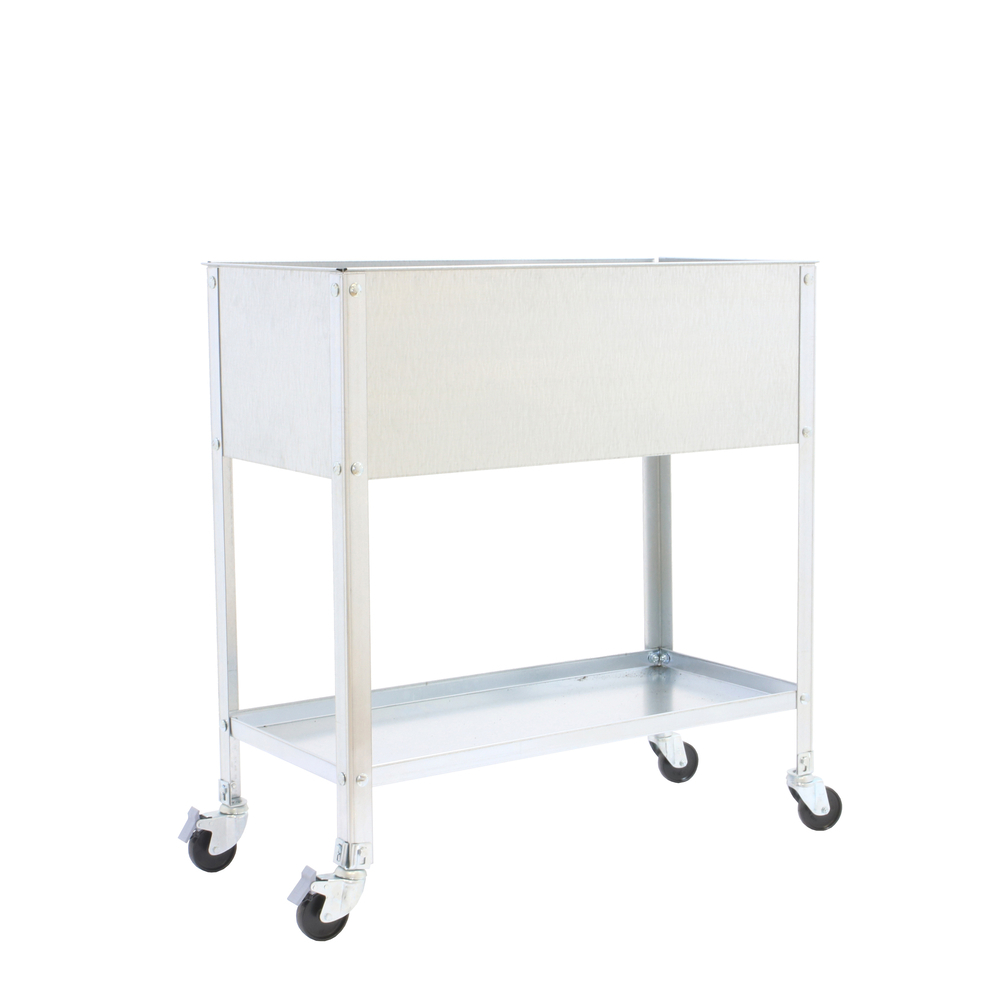 Jardinière mobile extérieure - 925x1200x400 - 2 niveaux Galvanisé - SIMON RACK - 8435104986929