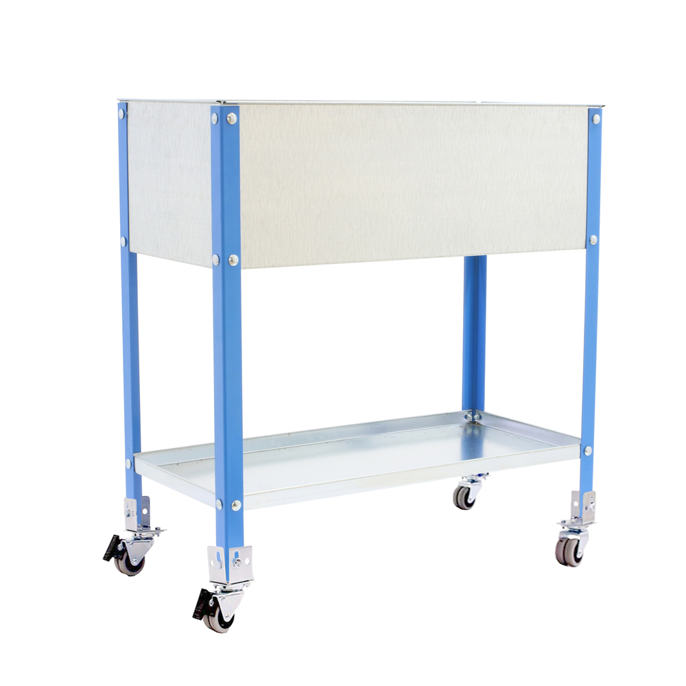 Jardinière mobile extérieure - 925x900x600 - 2 niveaux Bleu - SIMON RACK - 8435104986998