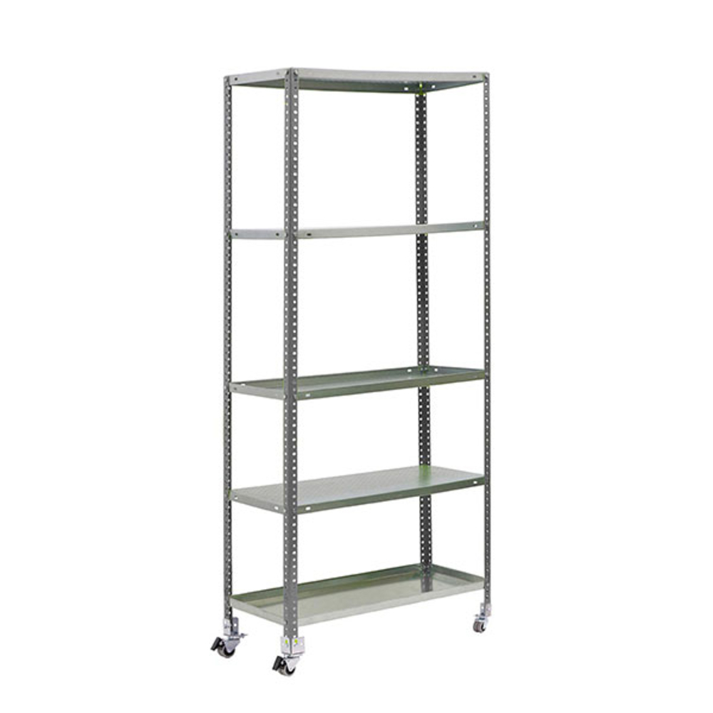 Étagère mobile de jardin - 1875x900x500 - 5 niveaux Gris - SIMON RACK - 8435104987650