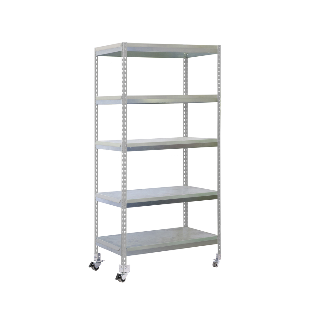 Étagère mobile de jardin - 2115x1000x600 - 5 niveaux Galvanisé - SIMON RACK - 8435104988107