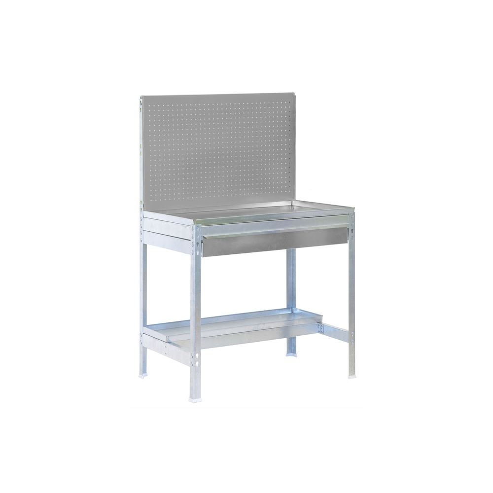 Établi de jardin - 1520x900x400 - 2 niveaux Galvanisé - SIMON RACK - 8435104988473