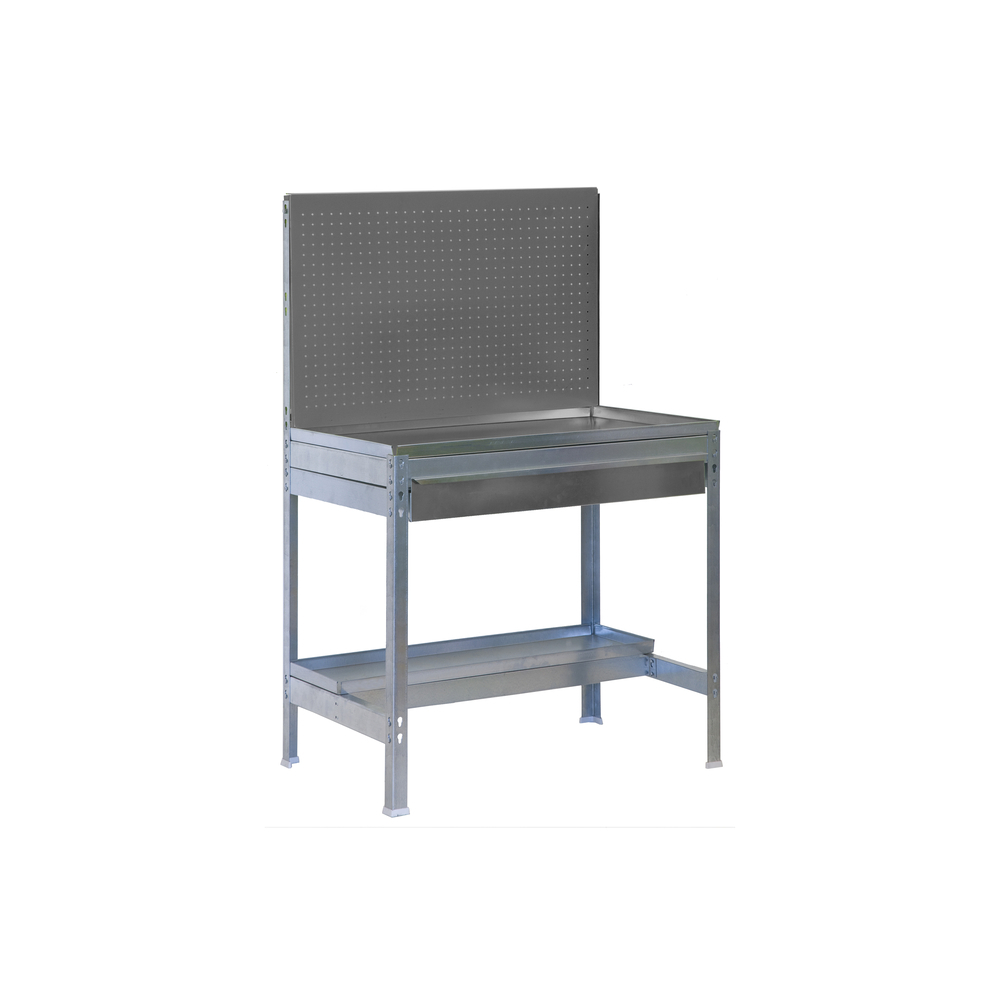 Établi de jardin - 1520x900x600 - 2 niveaux Gris - SIMON RACK - 8435104988640