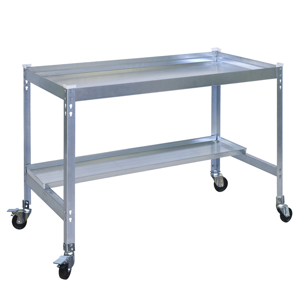 Table de jardin - 915x1200x600 - 2 niveaux Galvanisé - SIMON RACK - 8435104988749