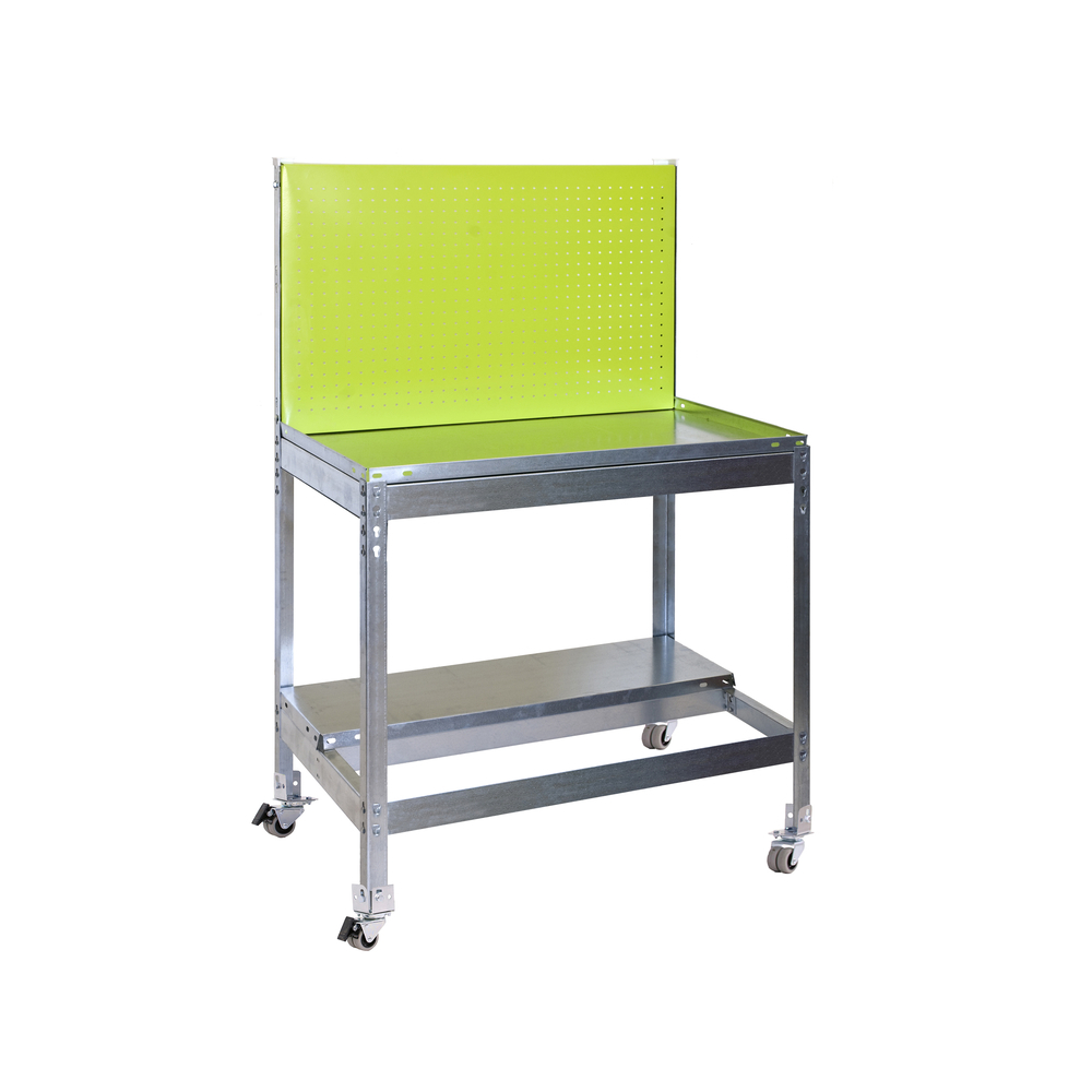 Établi de jardin - 1520x1200x600 - 2 niveaux Vert - SIMON RACK - 8435104988855