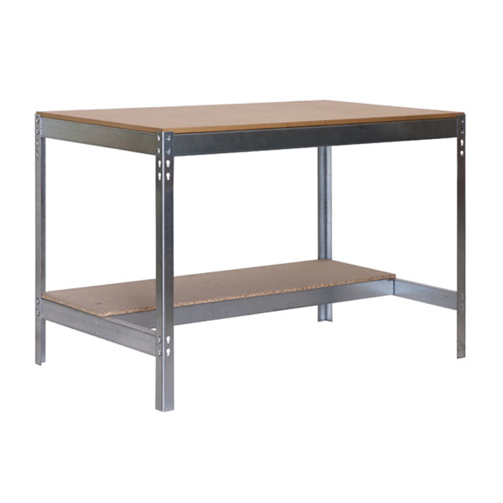 Kit établi Bricolage - 842x1210x610 - 2 niveaux Bois - SIMON RACK - 8435104991985