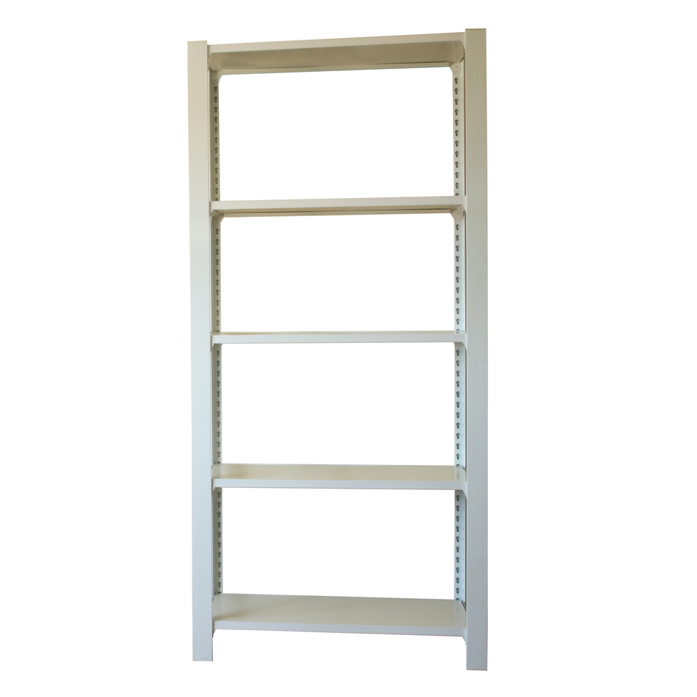 Rayonnage de bureau charge légère sans vis 2100x900x400 - 5 niveaux Blanc - SIMON RACK - 8435104994016