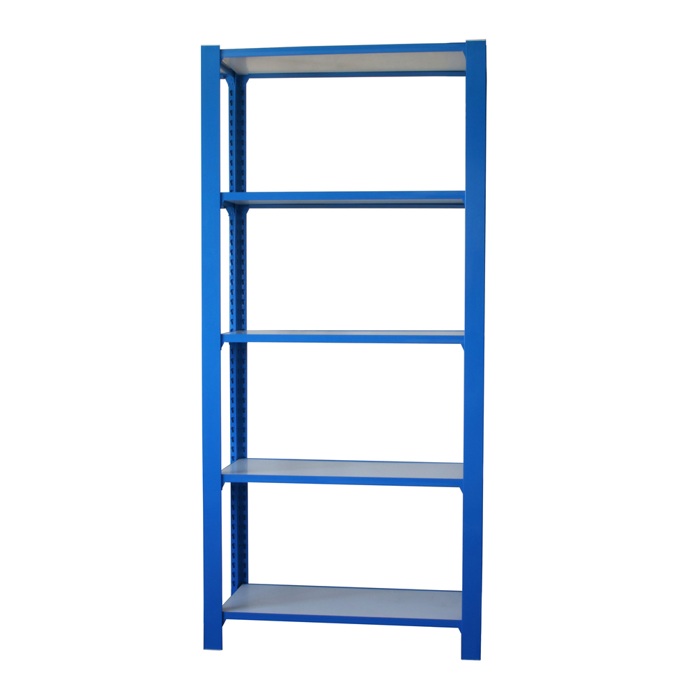 Rayonnage de bureau charge légère sans vis 2100x900x400 - 5 niveaux Bleu/Blanc - SIMON RACK - 8435104994153