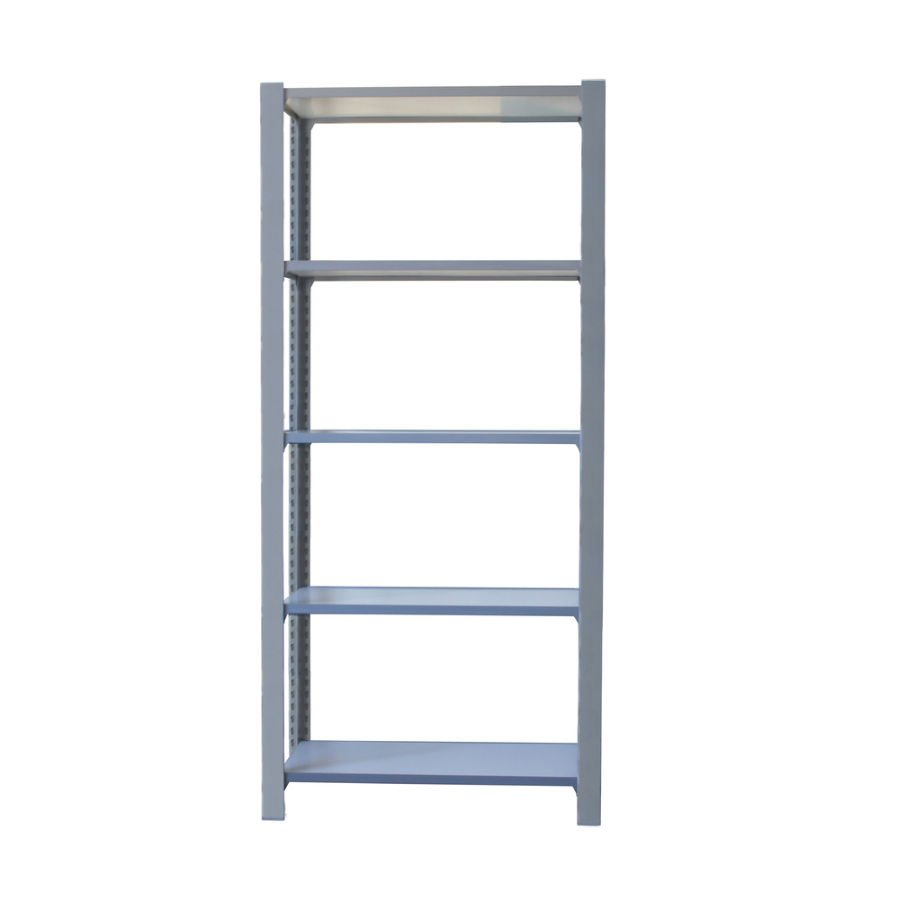 Rayonnage de bureau charge légère sans vis 2100x900x300 - 5 niveaux Gris/Blanc - SIMON RACK - 8435104994283