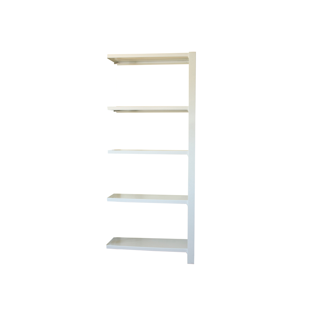 Rayonnage de bureau charge légère sans vis 2100x900x400 - 5 niveaux Blanc - SIMON RACK - 8435104994436