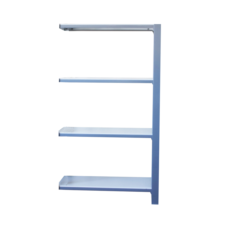 Rayonnage de bureau charge légère sans vis 1500x900x300 - 4 niveaux Gris/Blanc - SIMON RACK - 8435104994658