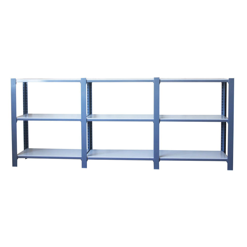 Rayonnage de bureau charge légère sans vis 1000x2700x400 - 3 niveaux Blanc - SIMON RACK - 8435104998380