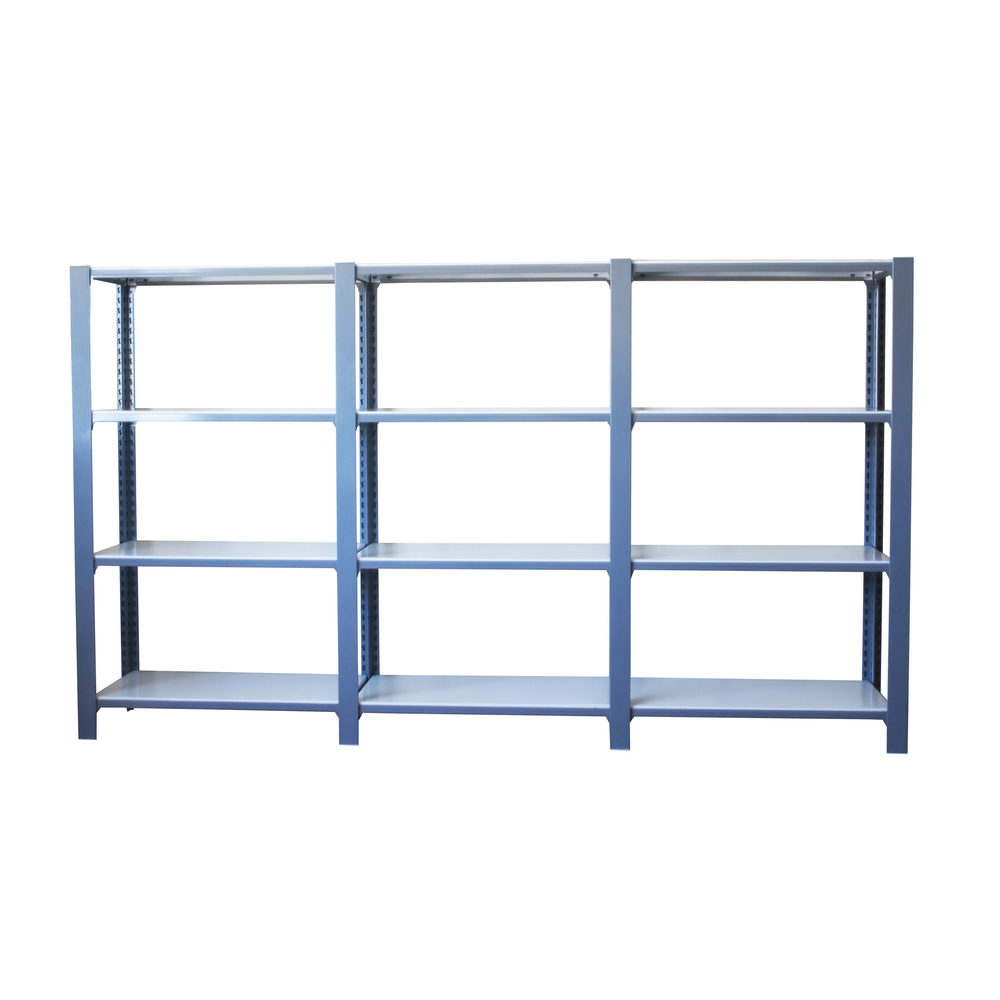 Rayonnage de bureau charge légère sans vis 1500x2700x300 - 4 niveaux Blanc - SIMON RACK - 8435104998441