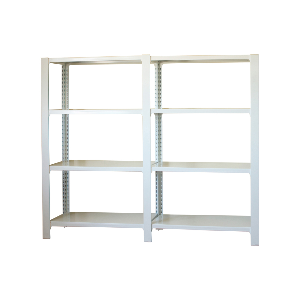 Rayonnage de bureau charge légère sans vis 1500x1800x400 - 4 niveaux Blanc - SIMON RACK - 8435104998496