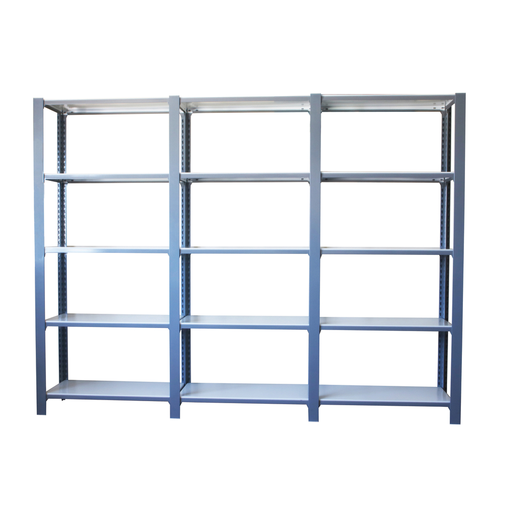 Rayonnage de bureau charge légère sans vis 2100x2700x400 - 5 niveaux Blanc - SIMON RACK - 8435104998625