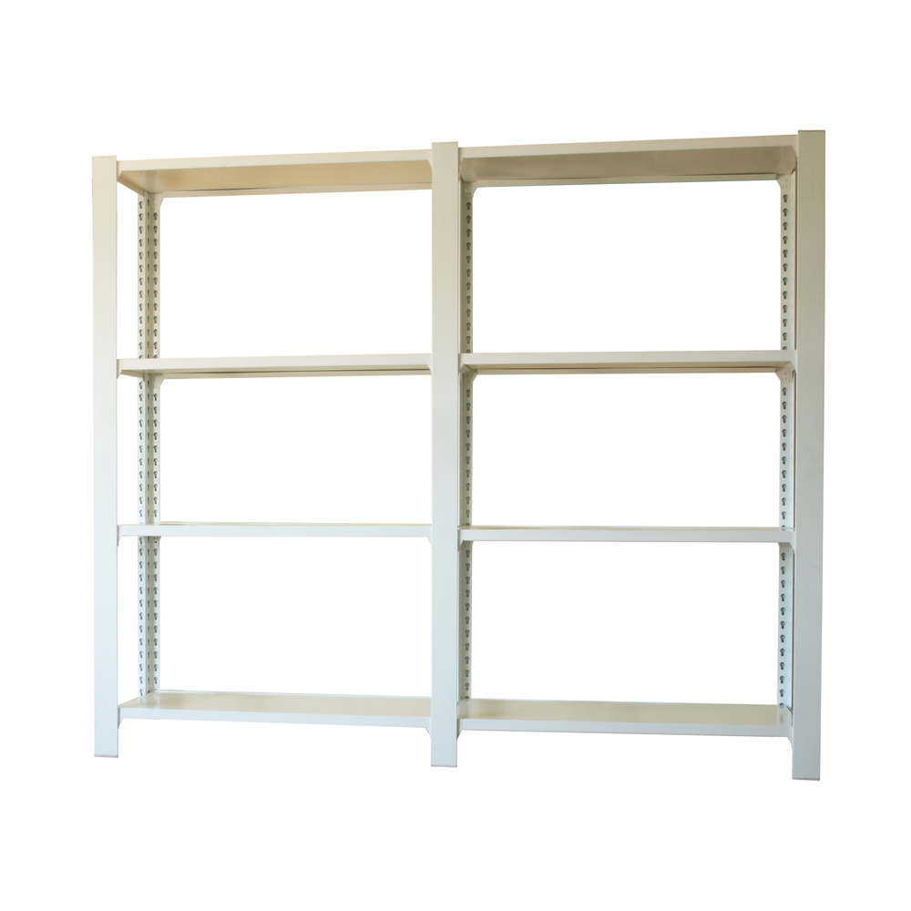 Rayonnage de bureau charge légère sans vis 1500x1800x300 - 4 niveaux Blanc - SIMON RACK - 8435104999028