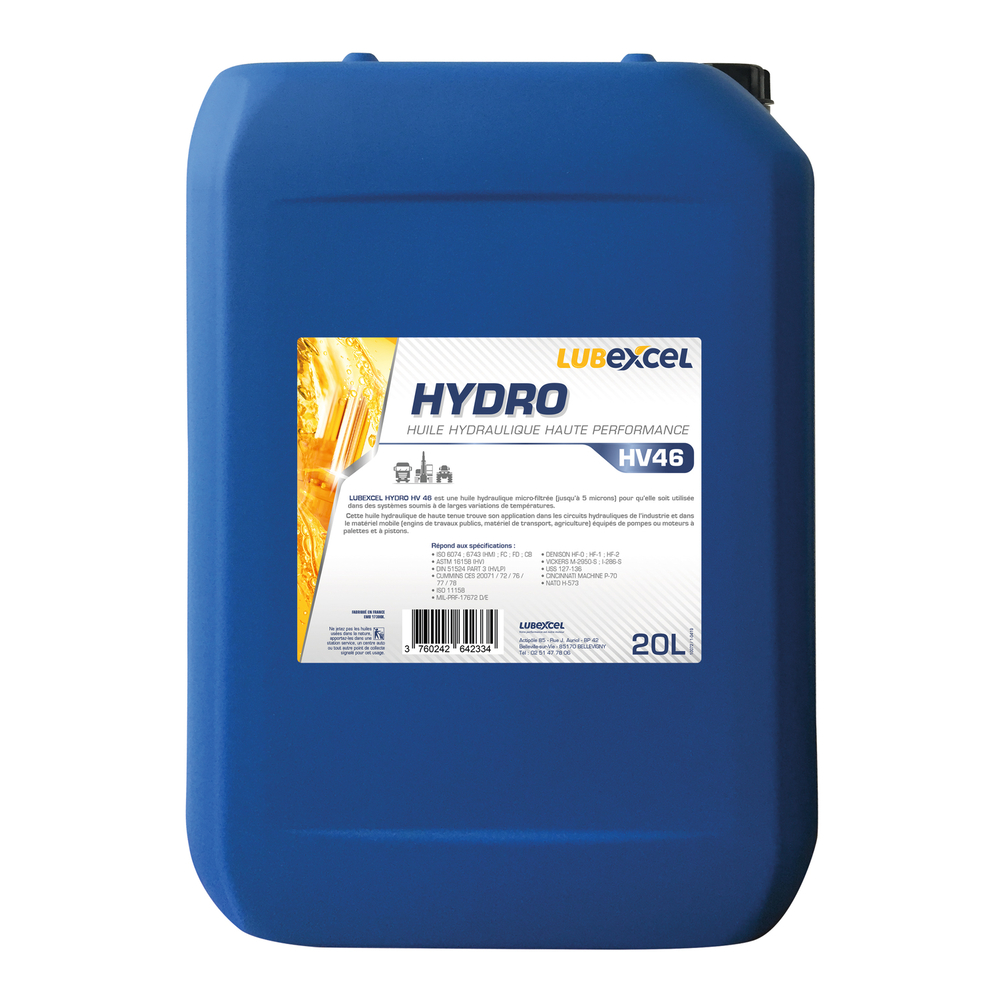 Huile hydraulique HV46 20l - 10729