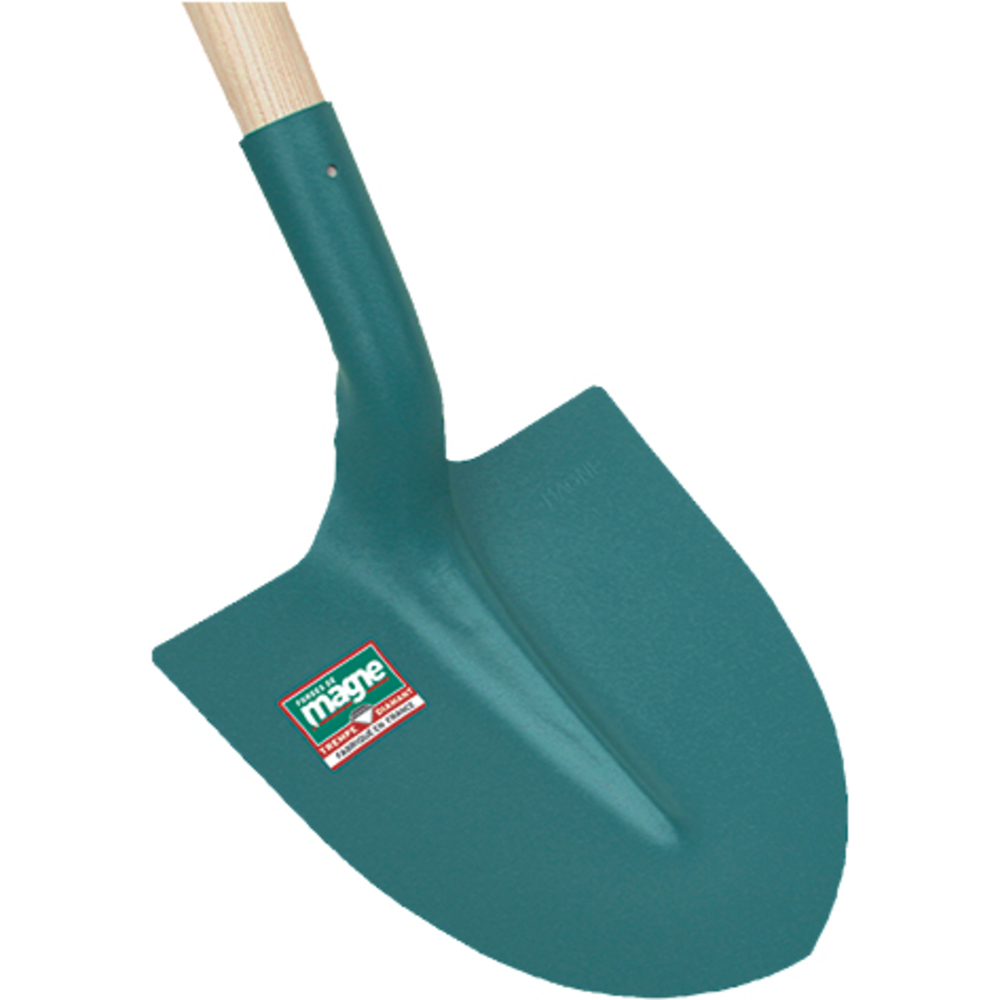 Pelle ronde de fortification col de cygne sans manche 29cm vert FORGES DE MAGNE - 142290