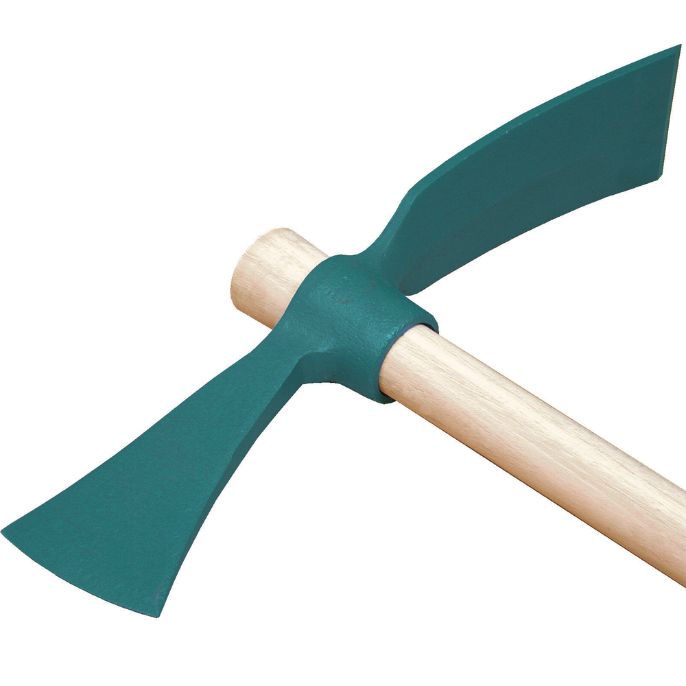 PIOCHE HACHE OEIL ROND 2,5KG + MANCHE BOIS DIVERS 90 FORGES DE MAGNE - 214251