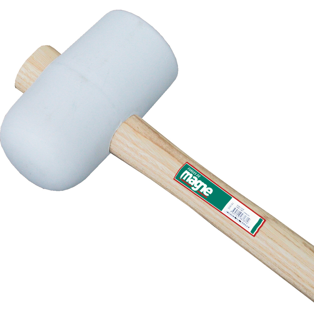 MAILLET CARRELEUR BLANC 420GR Ø65 EMMANCHE FRENE FORGES DE MAGNE - 321703