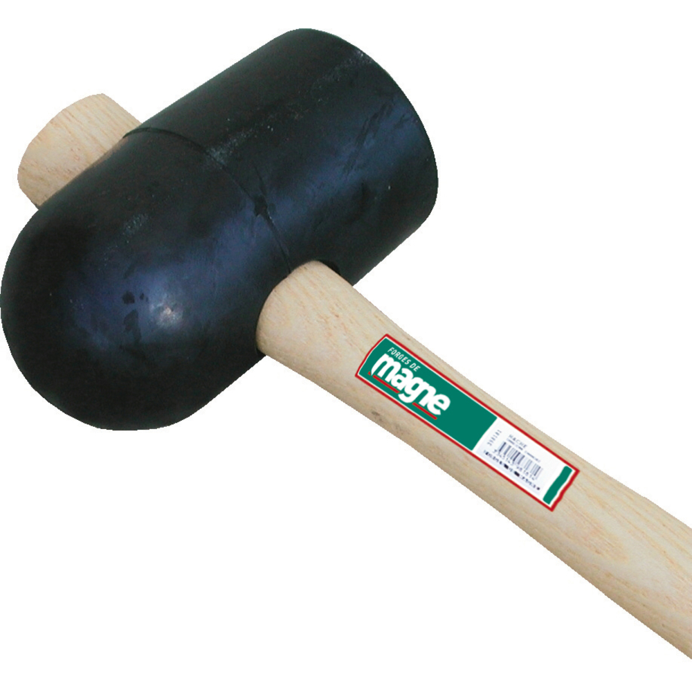 MAILLET CARRELEUR NOIR 1040GR Ø90 EMMANCHE FRENE FORGES DE MAGNE - 321709