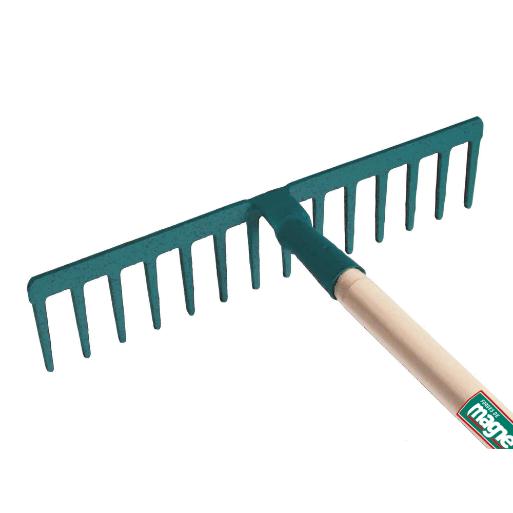 RATEAU DOUILLE FORGEE 14 DENTS DROITES SANS MANCHE FORGES DE MAGNE - 363140