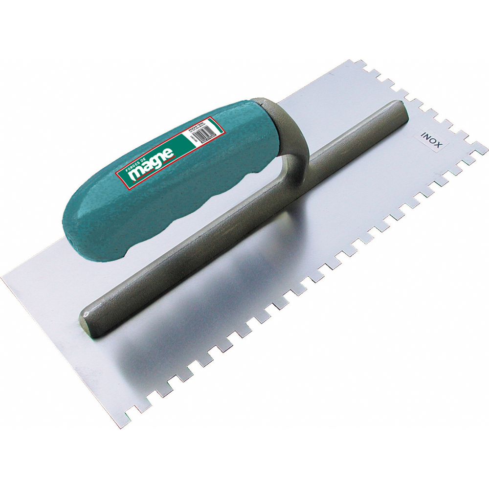 PLATOIR À COLLE DENTS CARREES 6X6 LAME INOX MANCHE BOIS FORGES DE MAGNE - 367706