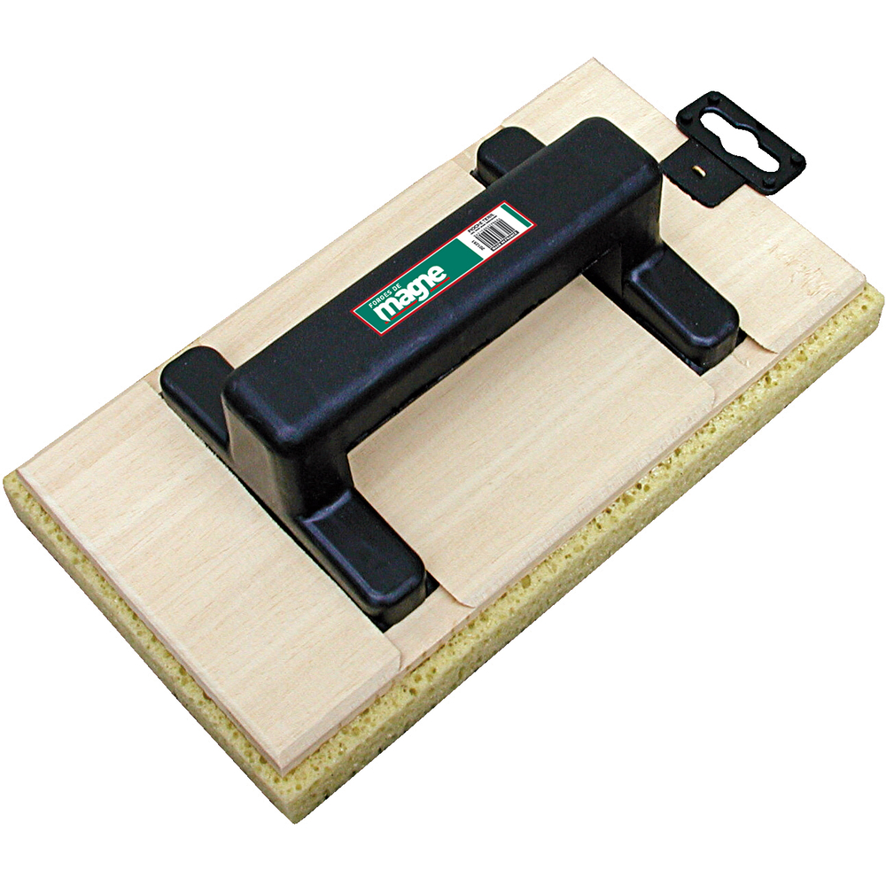 TALOCHE BOIS + SEMELLE MOUSSE 25X14 RECTANGULAIRE (POIGNÉE PLASTIQUE) FORGES DE MAGNE - 367850