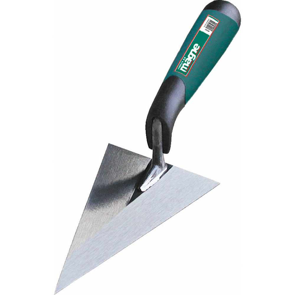 TRUELLE TRIANGULAIRE 14CM EN ACIER AVEC MANCHE ERGONOMIQUE FORGES DE MAGNE - 370414