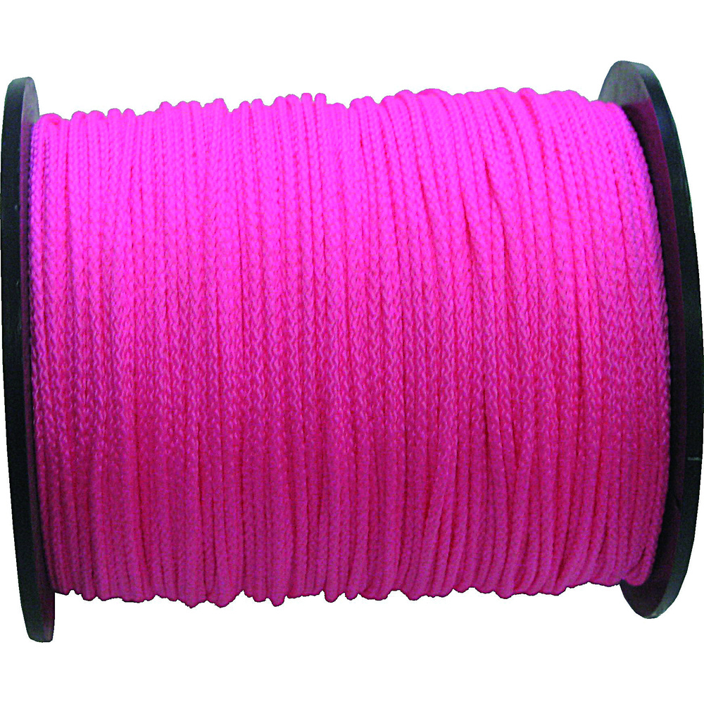 CORDEAU POLYPRO ROSE FLUO 1,5MM 100M FORGES DE MAGNE 383769