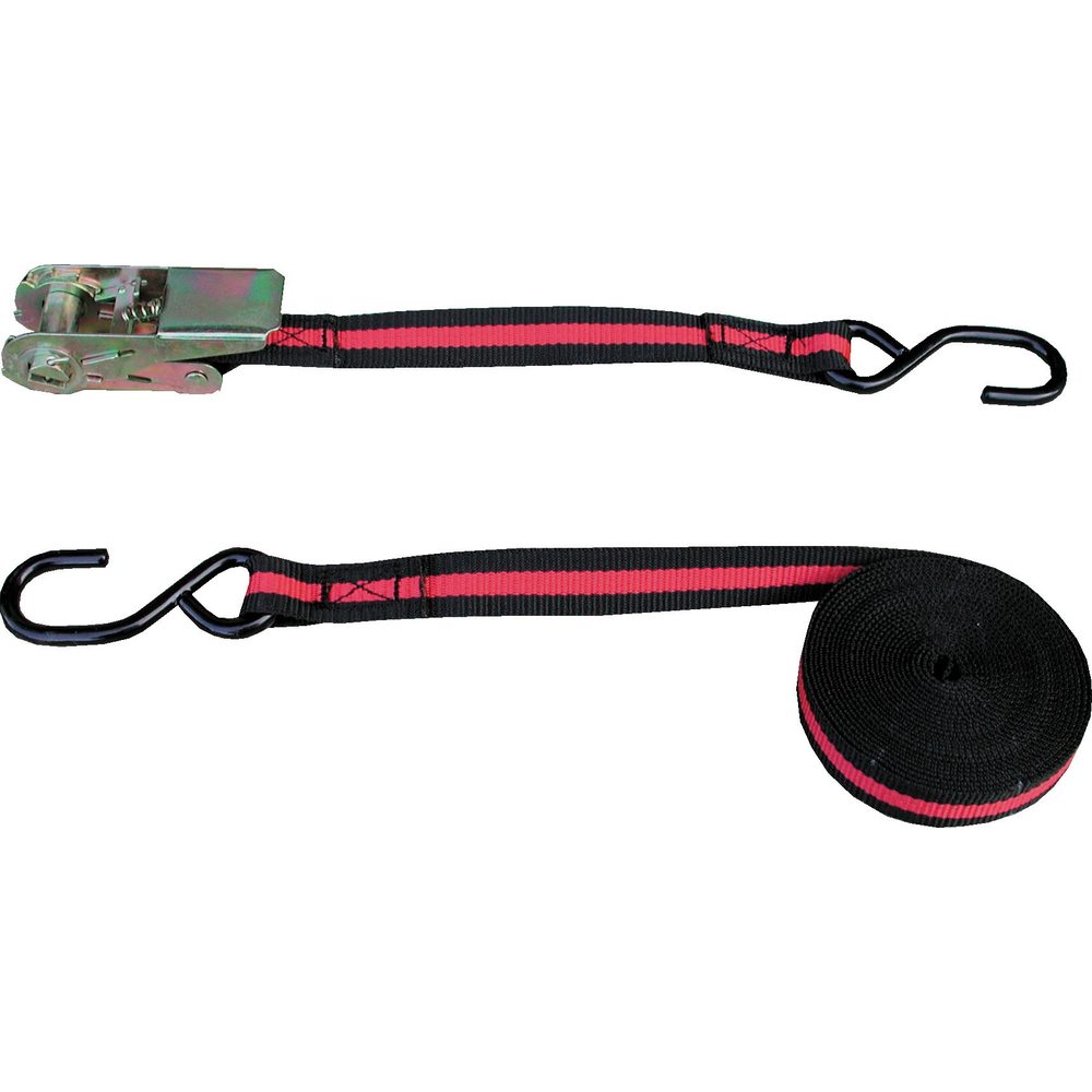 SANGLE D'ARRIMAGE POLYPROPYLENE 25MMX5M A CLIQUET (400KGS) FORGES DE MAGNE - 383825