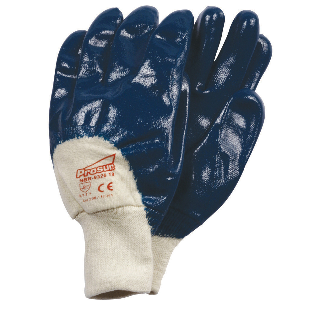 PAIRE GANT ENDUCTION NITRILE BLEU - FORGES DE MAGNE - 384411