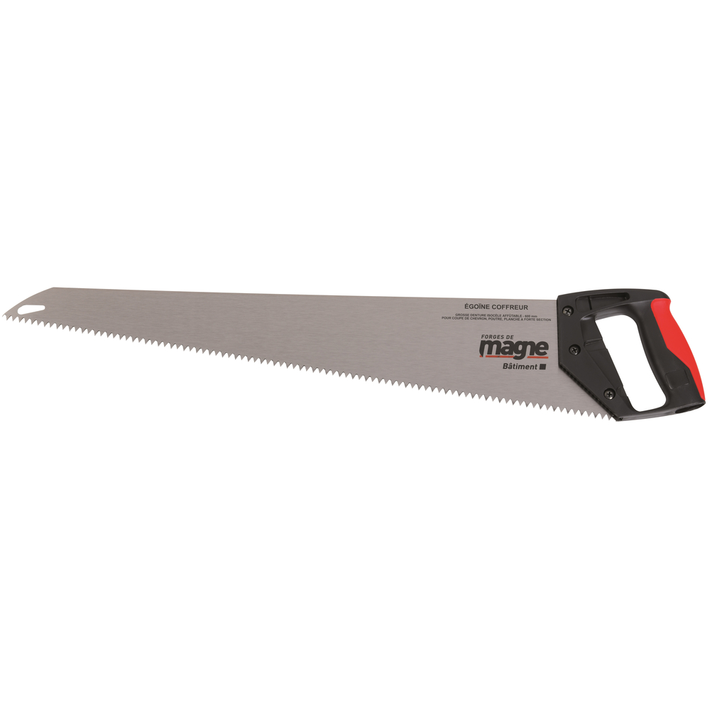 SCIE EGOINE DE COFFREUR GROSSE DENTURE 60CM POIGNÉE ERGO FORGES DE MAGNE - 385160