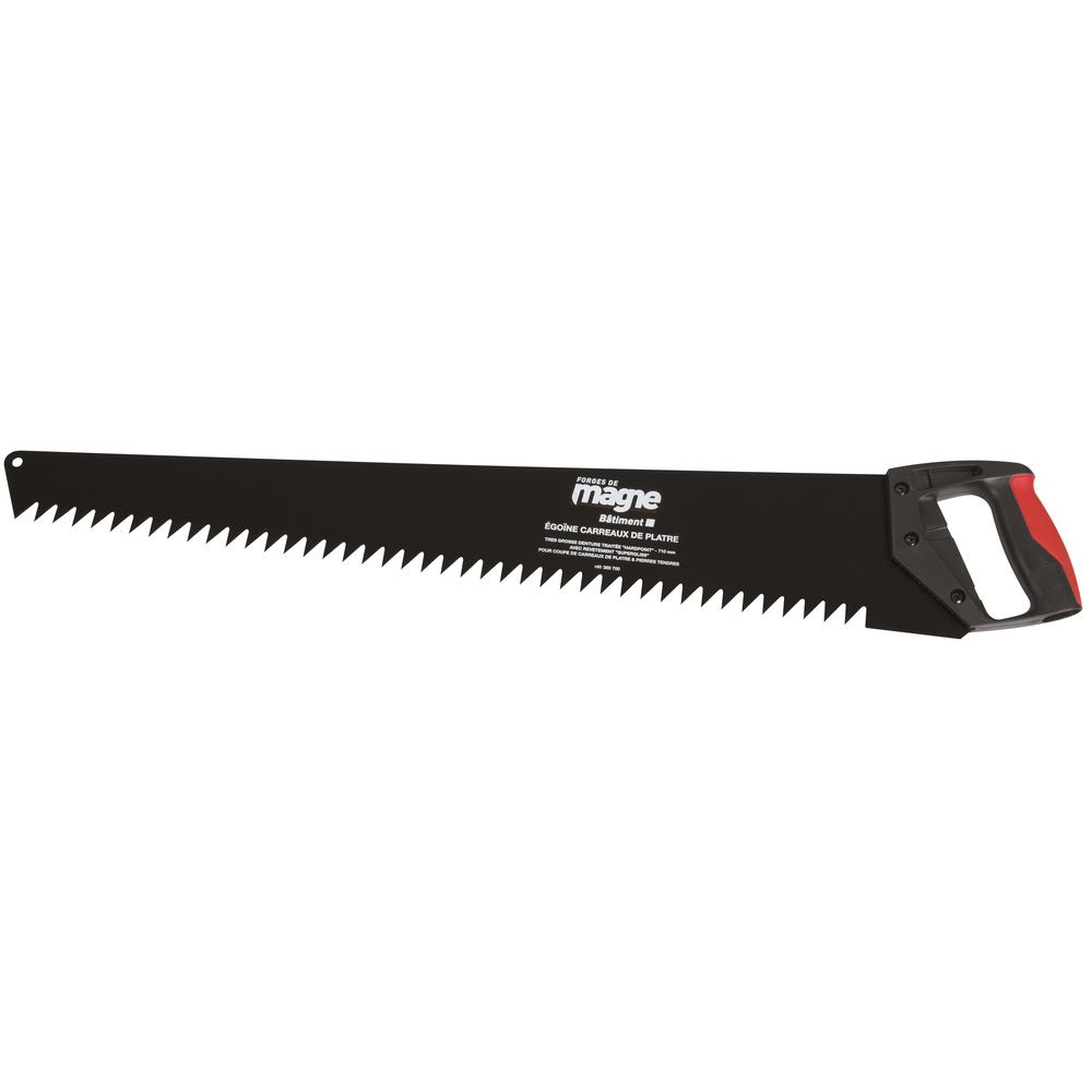 SCIE À CARREAU DE PLÂTRE TRÈS GROSSE DENTURE 710MM POIGNÉE ERGO FORGES DE MAGNE - 385700