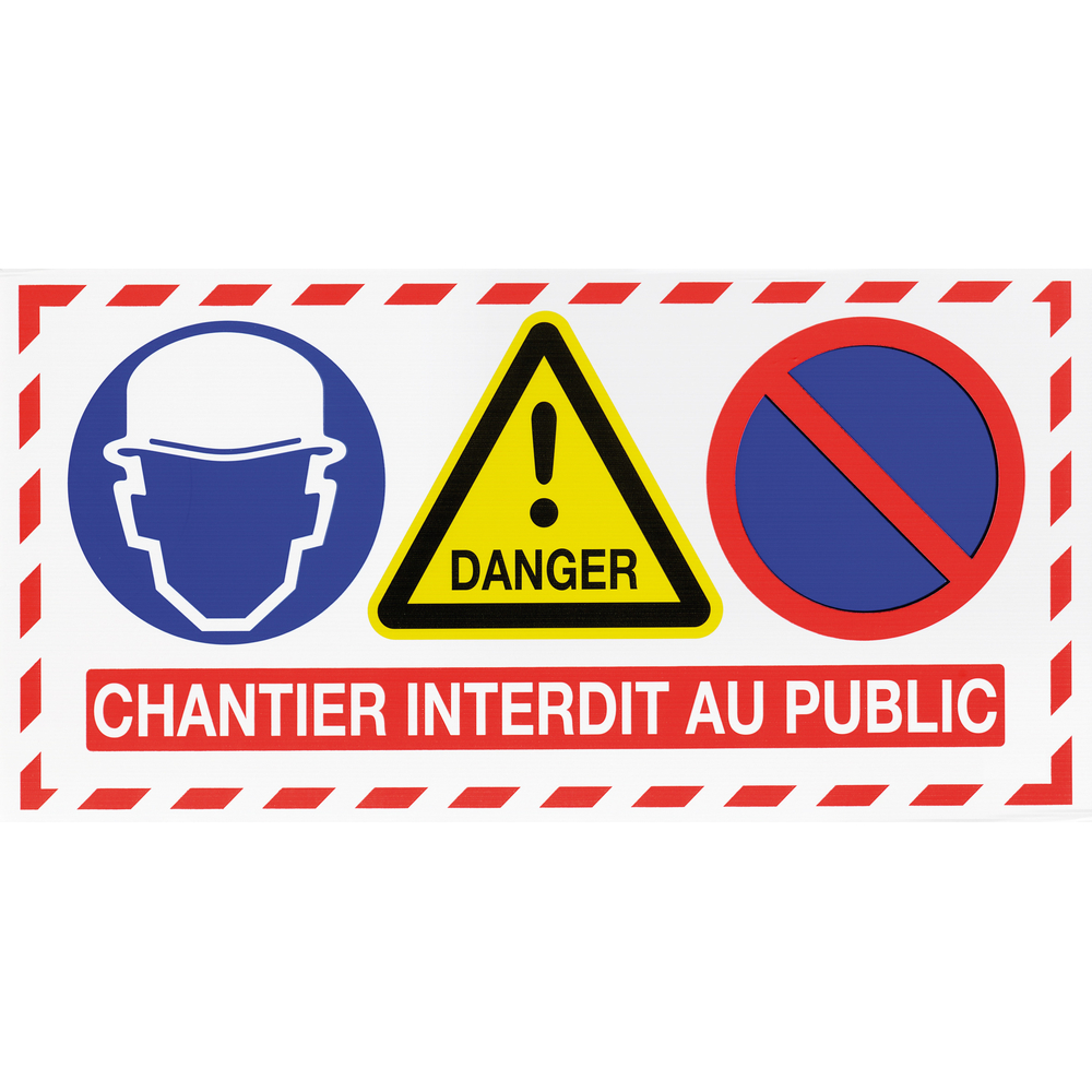 PANNEAU DE CHANTIER '4 EN 1' FORGES DE MAGNE - 387380