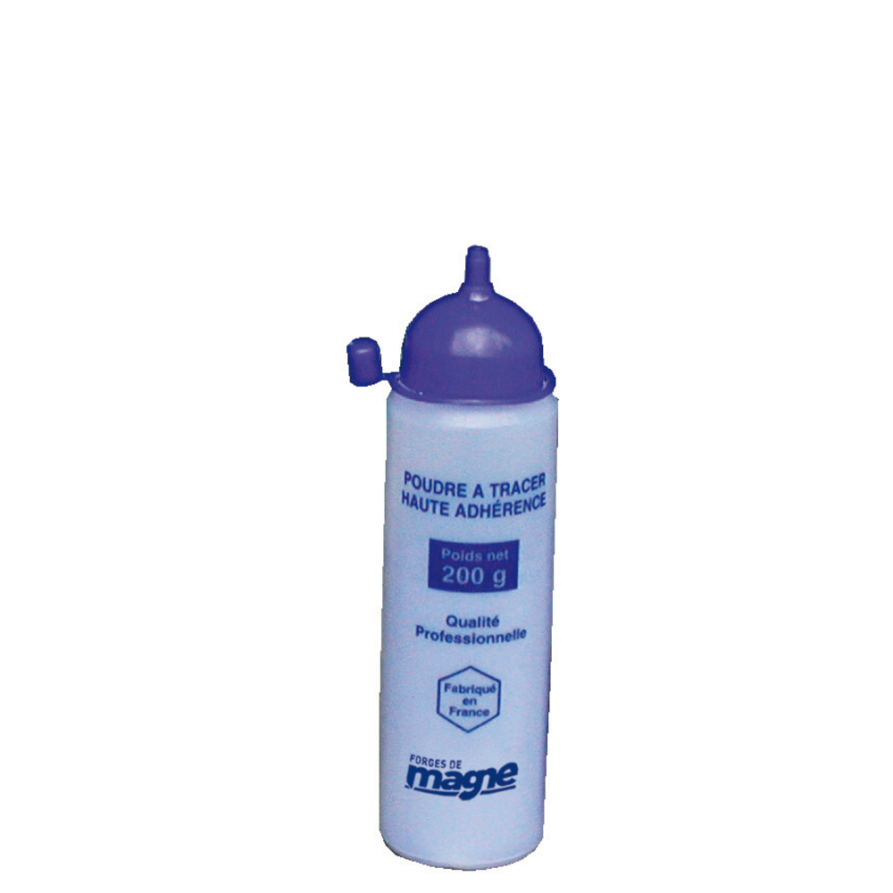 POUDRE À TRACER BLEUE (FLACON DE 200GR) HAUTE ADHERENCE FORGES DE MAGNE - 388022