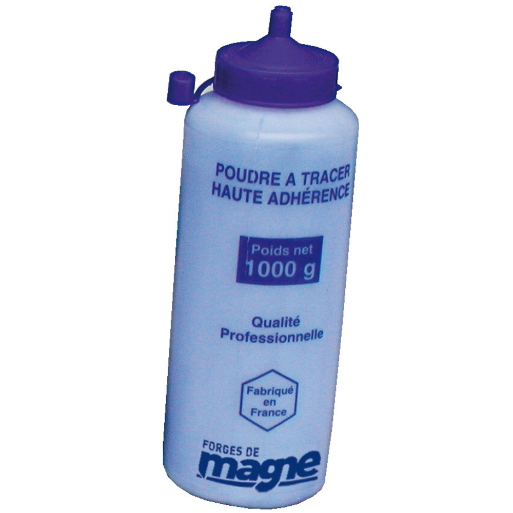 POUDRE À TRACER BLEUE (FLACON DE 1000GR) HAUTE ADHERENCE FORGES DE MAGNE - 388026