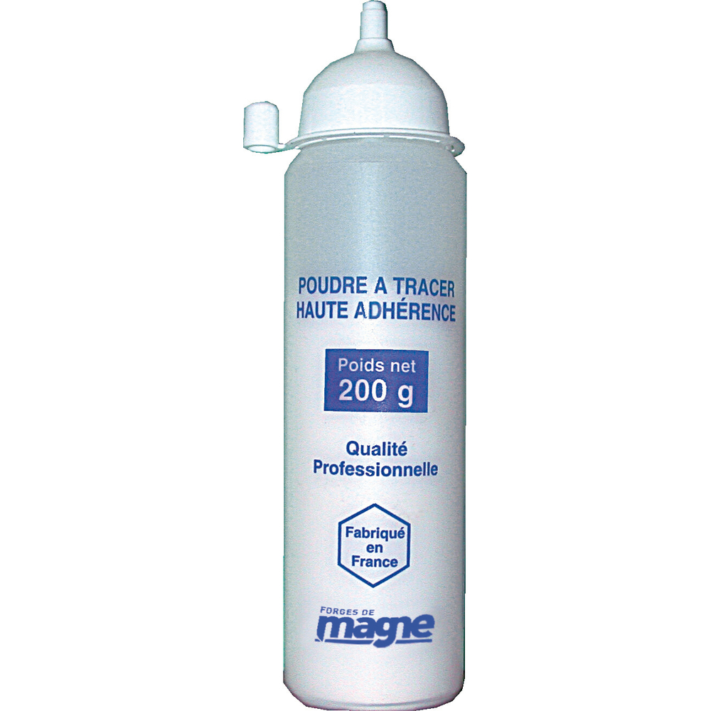 POUDRE À TRACER BLANCHE (FLACON DE 200GR) HAUTE ADHERENCE FORGES DE MAGNE - 388051