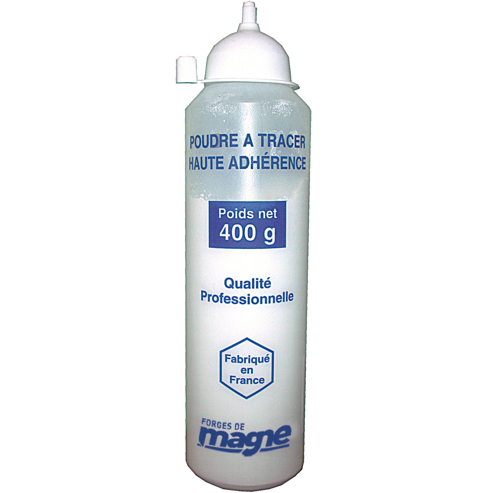 POUDRE À TRACER BLANCHE (FLACON DE 400GR) HAUTE ADHERENCE FORGES DE MAGNE - 388052