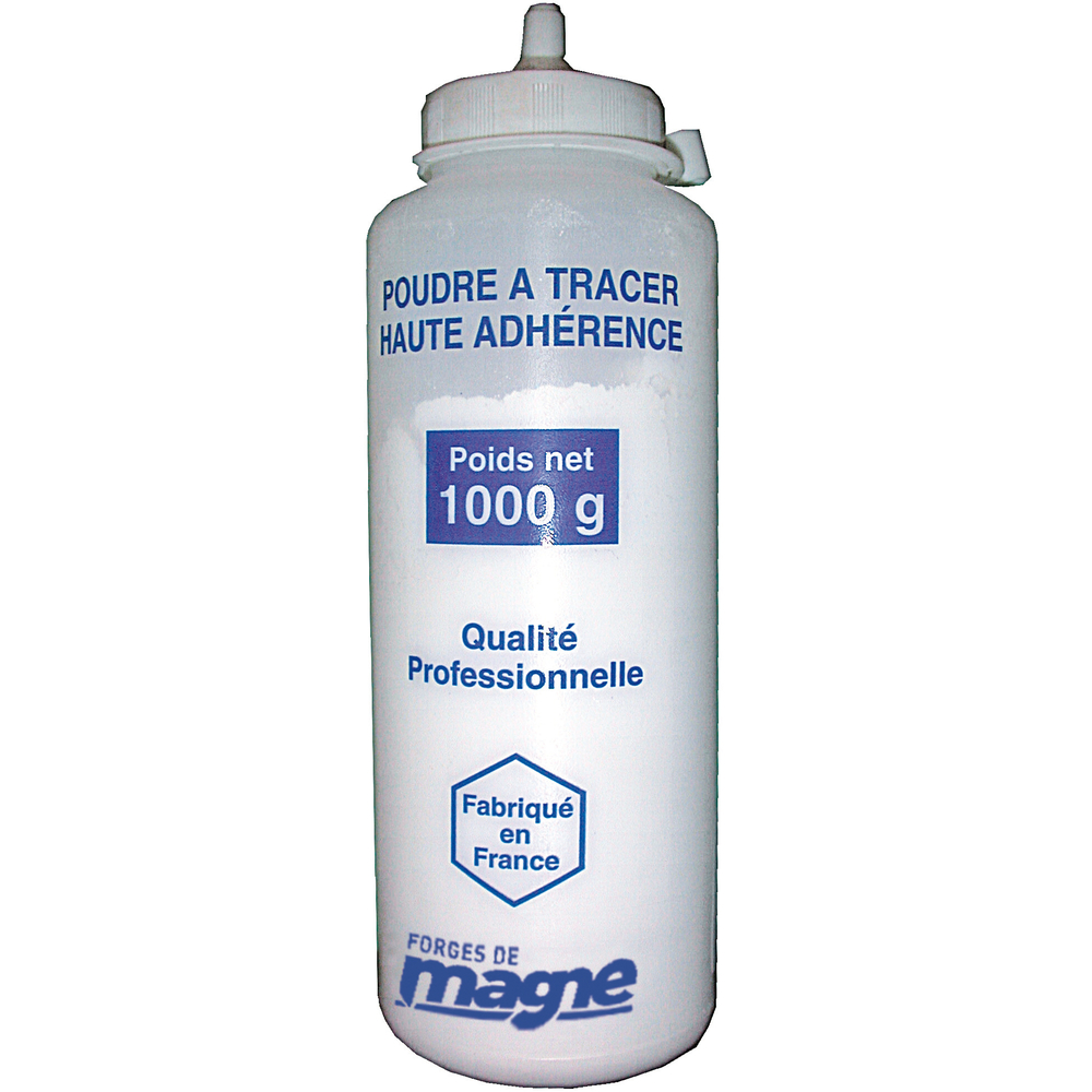 POUDRE À TRACER BLANCHE (FLACON DE 1000GR) HAUTE ADHERENCE FORGES DE MAGNE - 388053
