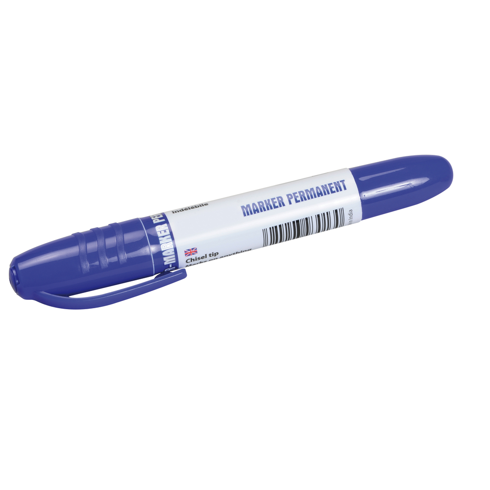 Boite de 12 marqueurs feutre bleu à pointe FORGES DE MAGNE - 388071