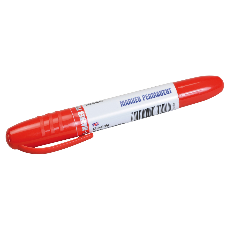 Boite de 12 marqueurs feutre rouge à pointe FORGES DE MAGNE - 388072