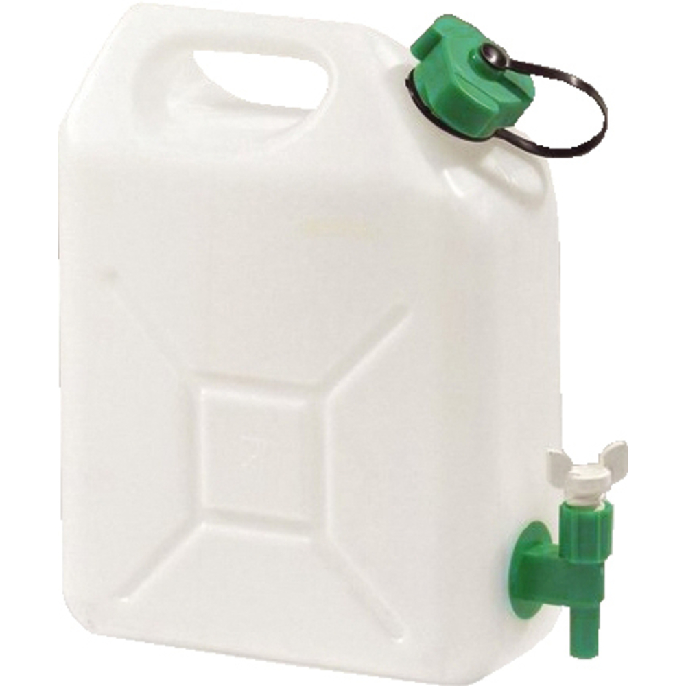 JERRICAN PLASTIQUE QUALITÉ ALIMENTAIRE 10 LITRES AVEC ROBINET FORGES DE MAGNE - 388429