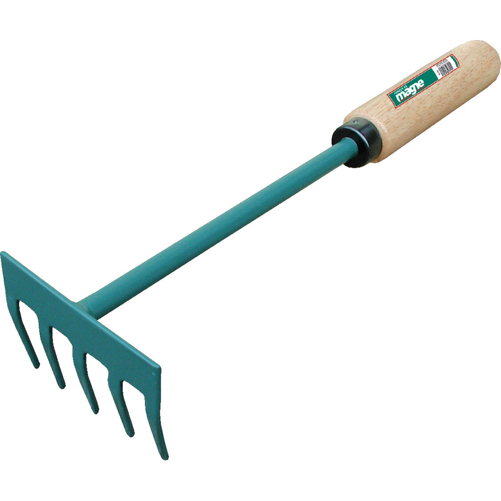 RATEAU DE ROCAILLE 5 DENTS MANCHE BOIS FORGES DE MAGNE - 537665