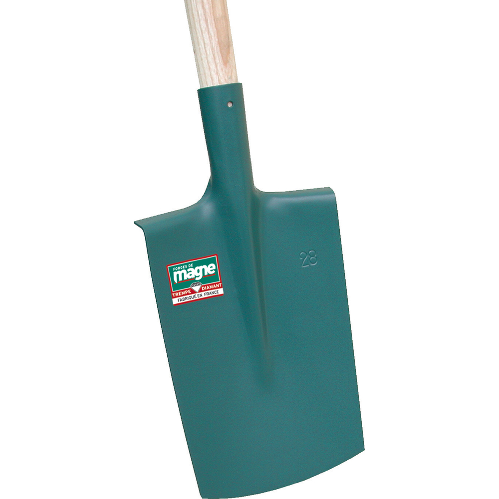 BECHE STANDARD À REBORDS 28CM EMMANCHE POMME 105 FORGES DE MAGNE - 539281