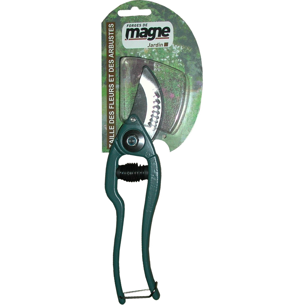 SECATEUR À TAILLER ACIER FORGE MONOBLOC 23CM (SOUS BLISTER) FORGES DE MAGNE - 542022