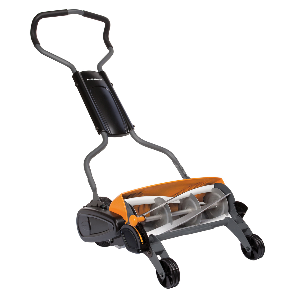 Tondeuse à main FISKARS Staysharp hauteur de coupe 10 cm 1000591