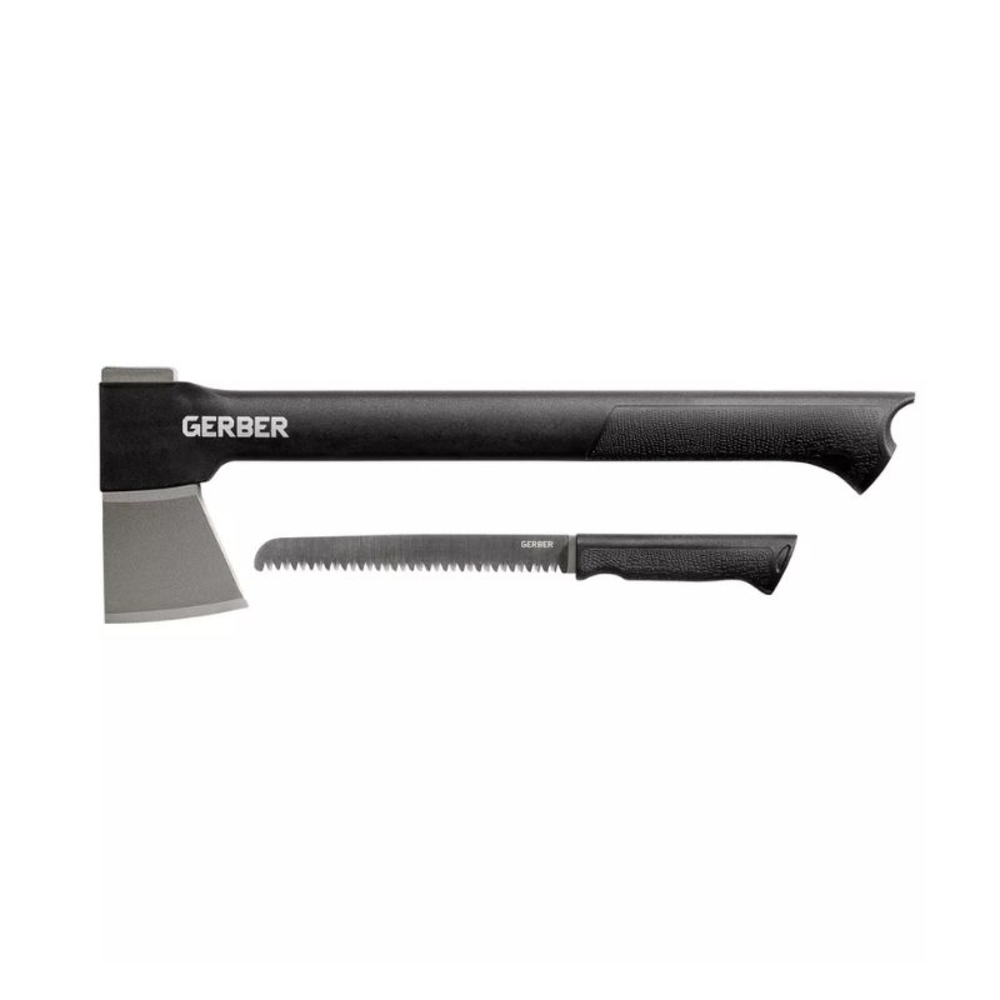 Ensemble Hache - Scie Gator + étui Combo Axe II GERBER - 1014061